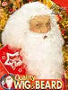 Santa Claus Perücke mit Bart -  Weihnachtsmann Perücke de Produktbild-Vorschau 1