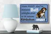 Holzschild Spruch 18x12cm mein Hund darf im Bett schlafen Produktbild-Vorschau 5