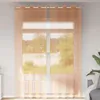 vidaXL Voile Rideaux avec oeillets 2 pcs. Terracota Voir les images du produit 2