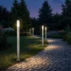 2er Set LED Stehleuchte, 2x Steckdosen, Edelstahl H 110 cm Produktbild-Vorschau 3