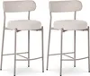 Set aus 2 GABY Barhockern, 65 cm hoch, bezogen mit Produktbild-Vorschau 2