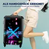 MuchoWow® Koffer Handgepäck Trolley Rollkoffer Kleine Produktbild-Vorschau 4