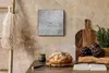 Wohnzimmer Leinwand Uhr Geräuschlos Küche 30x30 Beton, Produktbild-Vorschau 2