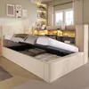 Łóżko dzienne Merax 90 x 190 cm z oświetleniem LED, łóżko Podgląd zdjęcia produktu 10