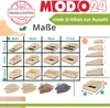 MODO24 Hochbeet Holz, Pflanzkasten, Massivholz, Kiefer, Produktbild-Vorschau 4