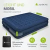 An inflatable mattress with dimensions and features highlighted. Produktbild-Vorschau