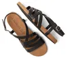 Lazamani Lotta Damen Leder-Sandalen Black Größe 40 Produktbild-Vorschau 3