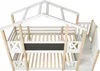 Sweiko Lit superposé 90 x 200 cm,Lit d'enfant cabane avec Voir les images du produit 11