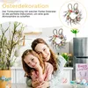 Osterkranz Deko Ostern Osterkranz mit Blumen und Eiern Produktbild-Vorschau 2