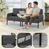STILVORA 3-Sitzer Sofa aus Cord mit hoher Rückenlehne, Produktbild-Vorschau 5