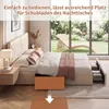 Lit tapissier INONEFT 160x200 cm avec 4 tiroirs et Voir les images du produit 12