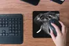MuchoWow® Mauspad Mousepad Elefant - Zähne - Schwarz - Weiß Produktbild-Vorschau 4