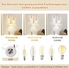 ZMH Pendelleuchte Holz Weiß Esstischlampe Vintage Produktbild-Vorschau 3