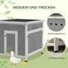 Kurnik dla kaczek PawHut, budka dla kaczek z bocznymi Podgląd zdjęcia produktu 5