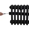 Tradycyjny grzejnik 3-kolumnowy - 600 x 1462 mm - Czarny Podgląd zdjęcia produktu 6