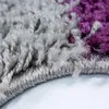 Teppich Wohnzimmer Hochflor Kariert Design Langflor Shaggy Produktbild-Vorschau 4