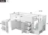 MODFU Kinderbett,Hochbett Jugendbett 90x200cm Produktbild-Vorschau 7