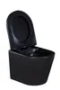 Wand WC Set 'Nakia' spülrandlos matt schwarz inkl. WC-Sitz Produktbild-Vorschau 9
