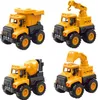OKWISH Spielfahrzeuge Kinder, Inertial Bagger für Jungen, Produktbild-Vorschau 1