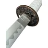 Katana decorativa in bambù, bianca, con drago e fodero Anteprima dell’immagine prodotto 12