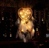 Herz Traumfänger Kinder Traumfänger mit LED Kinderzimmer Produktbild-Vorschau 5