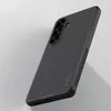 A dark gray phone case with a textured surface is shown at an angle against a light gray background. Produktbild-Vorschau