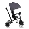 A gray and black Lionelo Tris Plus tricycle is shown against a white background. Anteprima dell’immagine prodotto