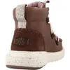 HEYDUDE Hey Dude Reyes Stivali in pelle color cacao Scarpe Anteprima dell’immagine prodotto 3