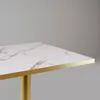 Bartisch 60 x 60 cm Rom Bistro aus weißem Marmor Produktbild-Vorschau 3