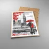 Gerahmtes Poster - Rahmen in heller Eiche - London Produktbild-Vorschau 3