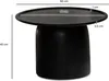 Couchtisch FineBuy Sofatisch Massivholz Schwarz 60x60x40 cm Produktbild-Vorschau 3