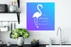 MuchoWow® Poster Flamingo - Scherenschnitt - Briefe - Produktbild-Vorschau 3