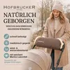 Hofbrucker Lammfell Handwärmer für Kinderwagen braun Produktbild-Vorschau 9