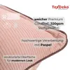 TexDeko® Cord Seitenkissen 60x43x20 cm Rückenlehnenkissen Produktbild-Vorschau 3