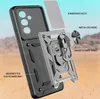 An exploded view of a phone case with its components labeled. Produktbild-Vorschau
