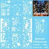 Set van 133 onderdelen voor raamdecoratie, Kerstthema – Productafbeelding-voorbeeld 8