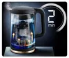 A cutaway view of an electric kettle showing water boiling, with a timer graphic. Náhled obrázku produktu