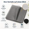 Fliegengitter Fenster 100 x 130 cm Anthrazit mit Klettband Produktbild-Vorschau 3