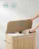 SONGMICS Koš na prádlo s víkem, bambus, vyjímatelný vak na Náhled obrázku produktu 5