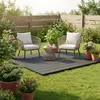 Relaxdays WPC Fliesen 6 Stück, 60x30, Balkonfliesen Produktbild-Vorschau 2