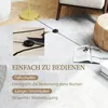 HOMCOM Vloerlamp voor de woonkamer, staande lamp met Productafbeelding-voorbeeld 5