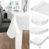 Tischdecke Wachstuch Einfarbig Weiß Robust Wasserabweisend Produktbild-Vorschau 6