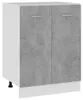 vidaXL Unterschrank Lyon Betongrau 60x46x81,5 cm Produktbild-Vorschau 7