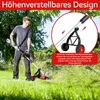 Stützrad für rasentrimmer, verstellbare räder für Produktbild-Vorschau 5