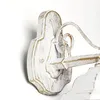 Rustikale Außenlampe Wand in Weiß Gold E27 IP44 Laterne Produktbild-Vorschau 7