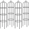 GARDEBRUK® 4x Rosensäule 200x40cm Metall Stabil Wetterfest Produktbild-Vorschau 1