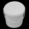plasteo® 10x 5 Liter Eimer mit Deckel Lebensmittelecht Produktbild-Vorschau 5