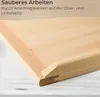 TOPANBIETER 999 Backbrett Linde 60x40 cm Nudelbrett Produktbild-Vorschau 3