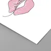 Poster - Poster ohne Rahmen - Mund Bild Modern - 40x50 cm - Produktbild-Vorschau 2