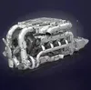 A detailed model of a V8 biturbo engine. Produktbild-Vorschau